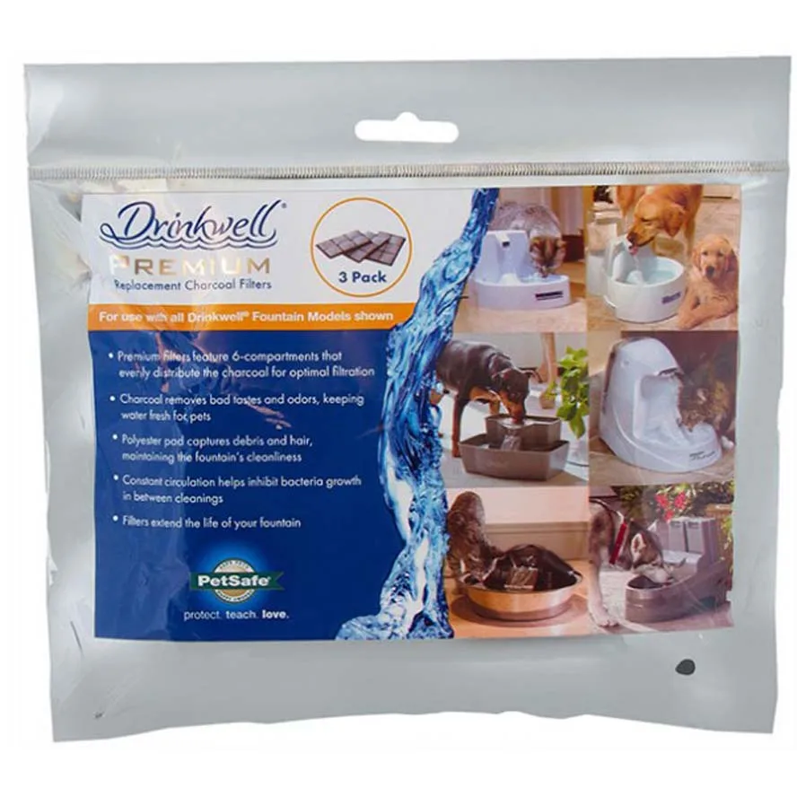 9 упаковка фильтр для Drinkwell Pet Fountainn бутылочка для подачи воды в Поильник для собак больше фильтров по той же цене - Цвет: Белый