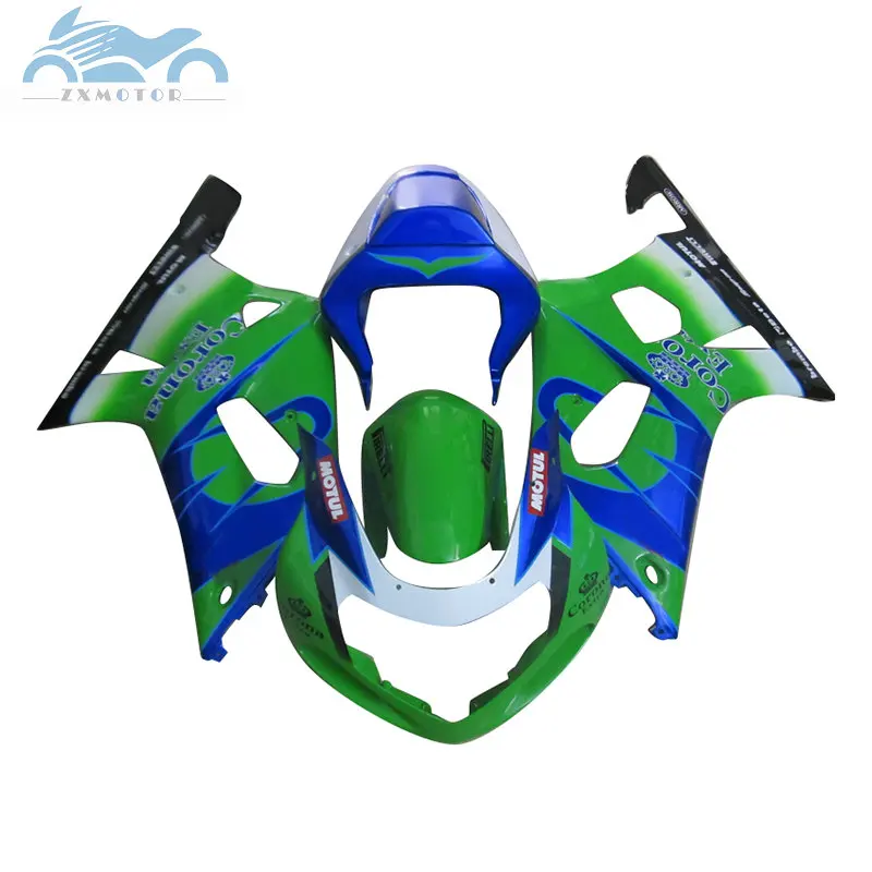 Пользовательские Обтекатели для SUZUKI GSXR600 GSXR750 2001-2003 набор обтекателей мотогонок