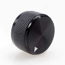 1Pcs High Quality 100% Aluminum HIFI Potentiometer Knob Audio Volume Knob Encoder Knob 30 * 17 Mm – Black