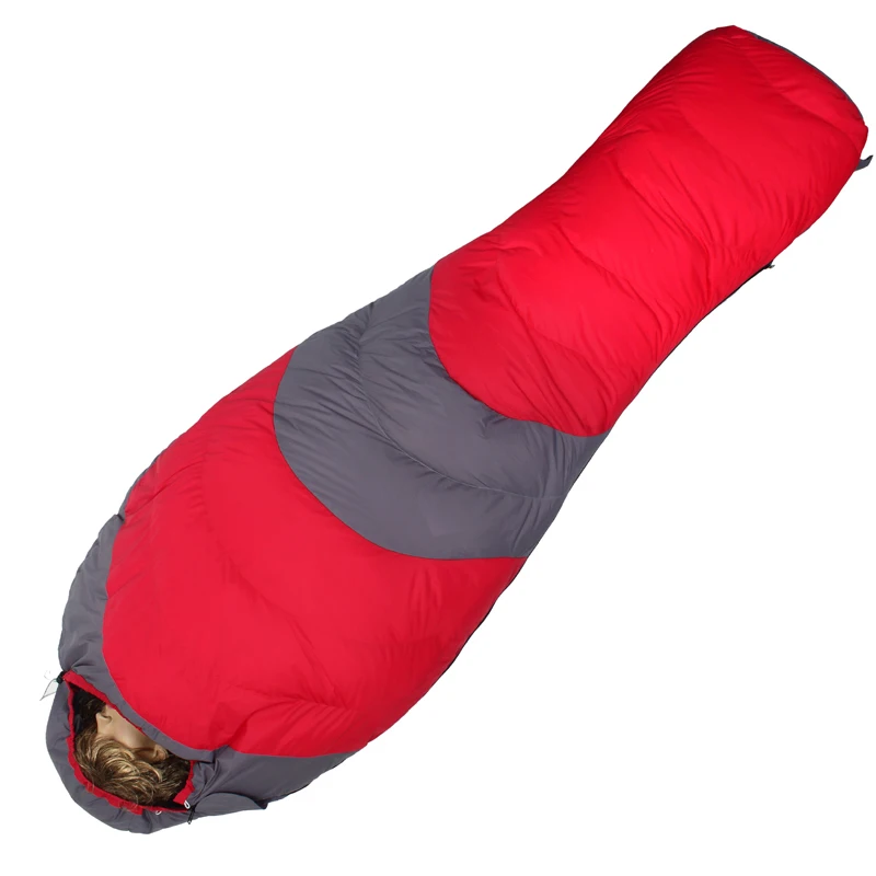 The new 2010B High quality 1000G adult Mummy down sleeping bag