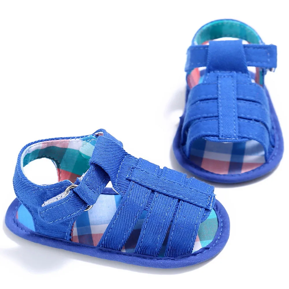 Детская обувь для малышей; детские сандалии для девочек и мальчиков; Повседневная весенняя обувь с принтом; пляжные кроссовки с закрытым носком на липучке для малышей
