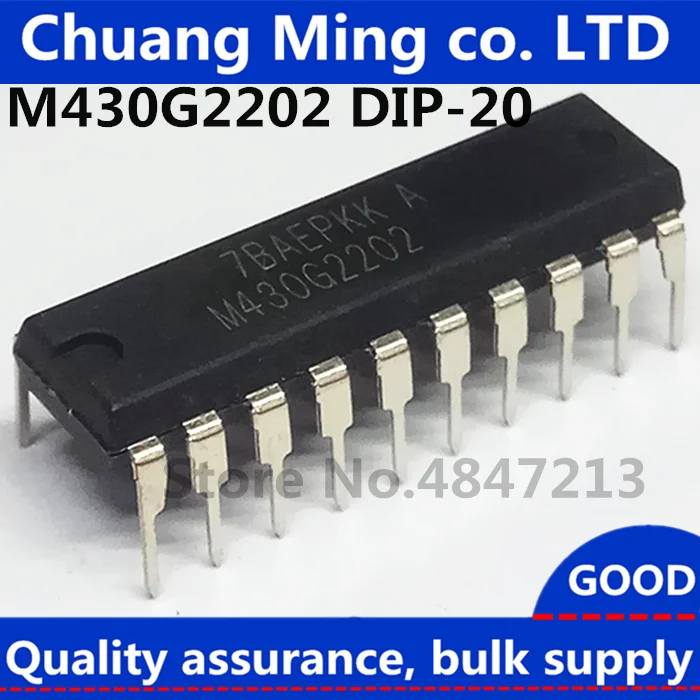Бесплатная доставка 2 шт./лот MSP430G2202IN DIP20 M430G2202 DIP 20 MSP430G2202 MSP430G2202IN20|Запасные части| |
