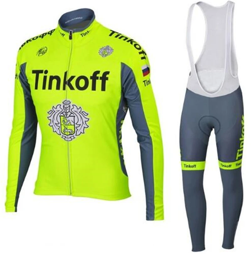 Новое поступление полиэстер длинный рукав Велоспорт Джерси/MTB велосипед одежда для велосипеда Тинькофф Saxo Bank Майо Ciclismo - Цвет: Pic Color