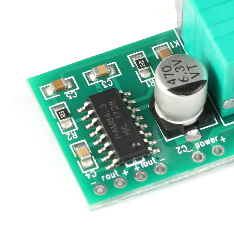 PAM8403 Amplifier Board Mini 5V Digital Amplifier Board with Switch Potentiometer USB Power Supply (7)