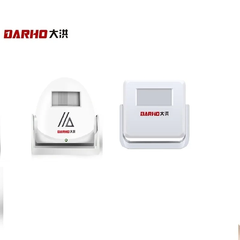 

Darho Infrared Motion Sensor Alarm Wireless Intelligent Smart Welcome Greeting Doorbell 10m Warning Doorbell Door Bell
