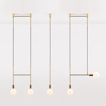 

American Creative Glass Ball Pendant Lights Iron Hoop Hang Lamp for Bedroom Cafe Restaurant Bar Indoor Lighting Fixtures Decor