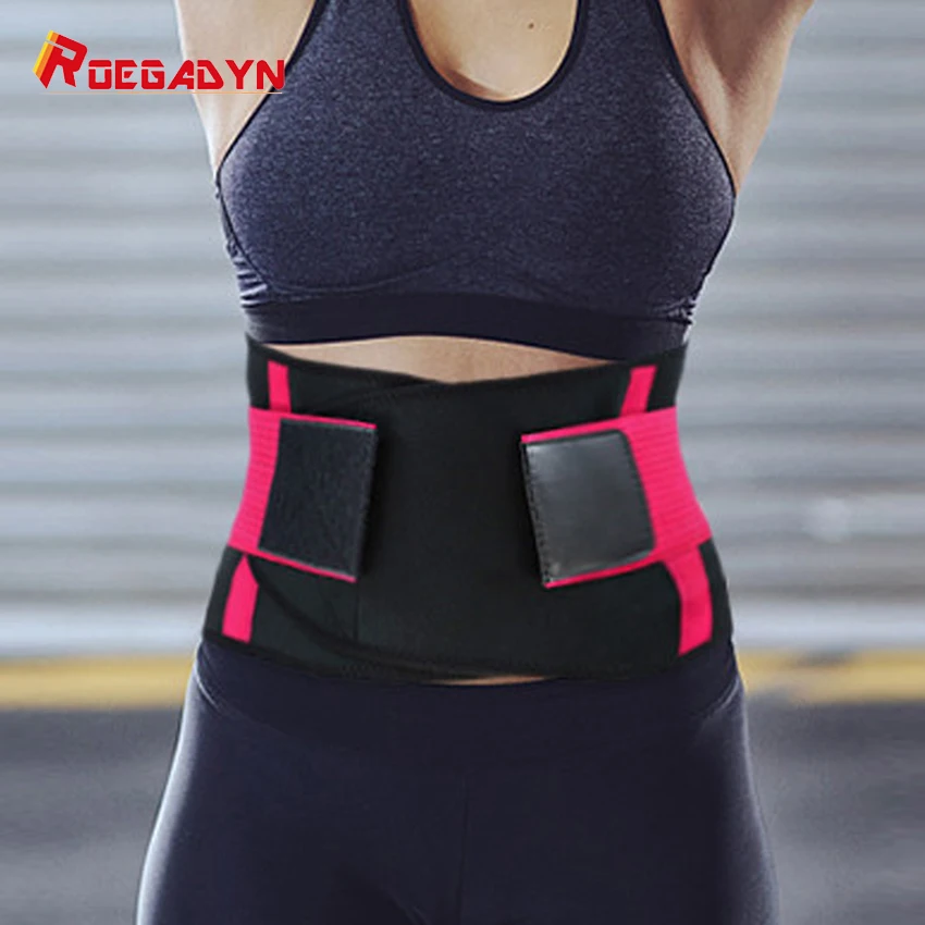 

Adjustable Fitness Neoprene Waist Belt Exercise Sweat Trimmer Waist Support for Men and Women Loose Weight and Protection