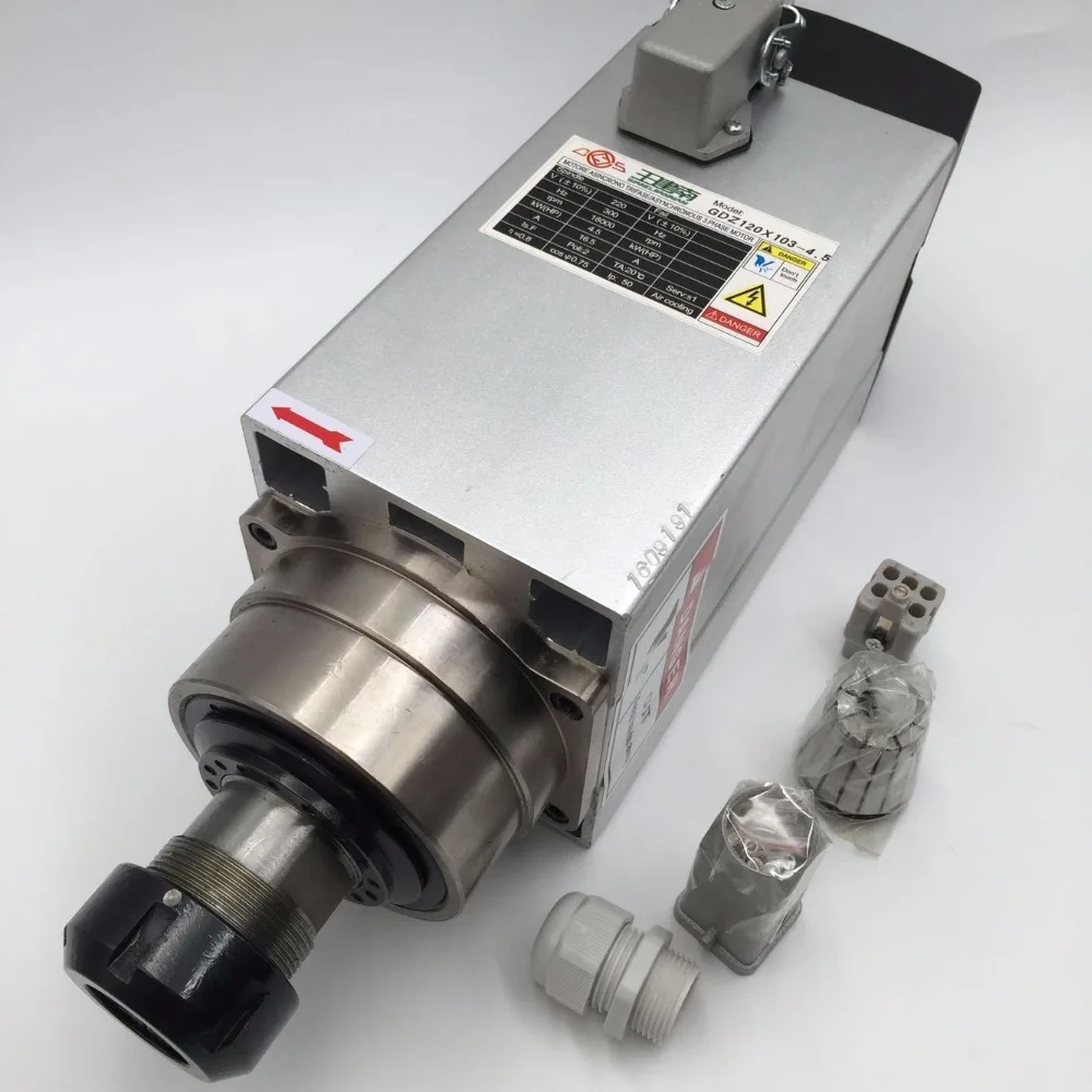 Produk Baru 220v 2 2kw Er20 Cnc Air Cooled Spindle Motor 80mm Diy Pendingin Udara 4 Bantalan Cnc Motor Cnc Mesin Router Air Cooled Spindle Motor 2 2kw Er20motor Spindle Aliexpress