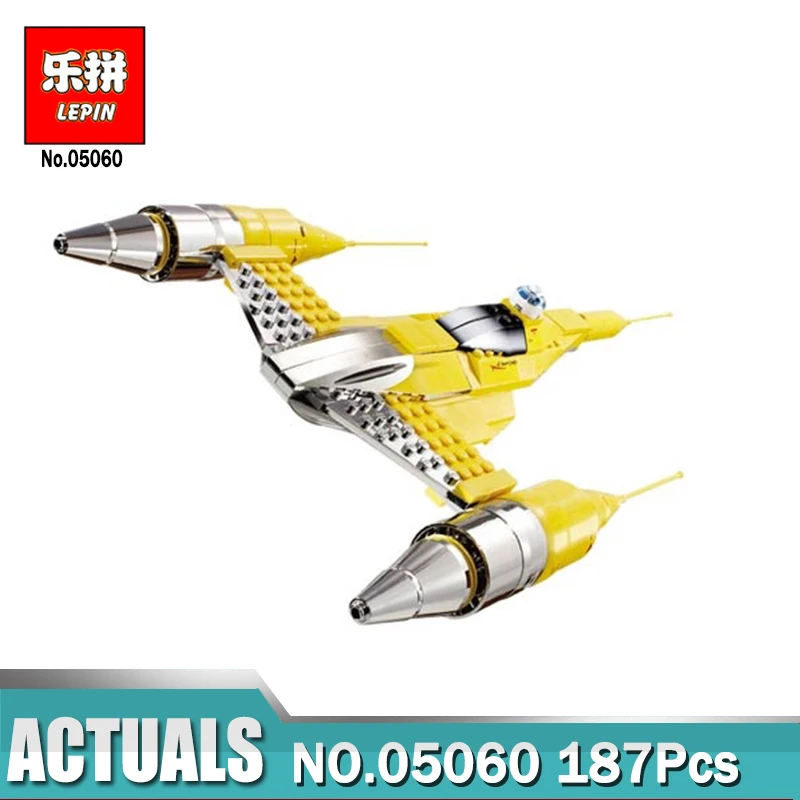 

The Rogue One USC Naboo Style Fighter Set lepin 05060 Wars on Star Building Blocks Compatible Legoinglys 10026 Funny Toys