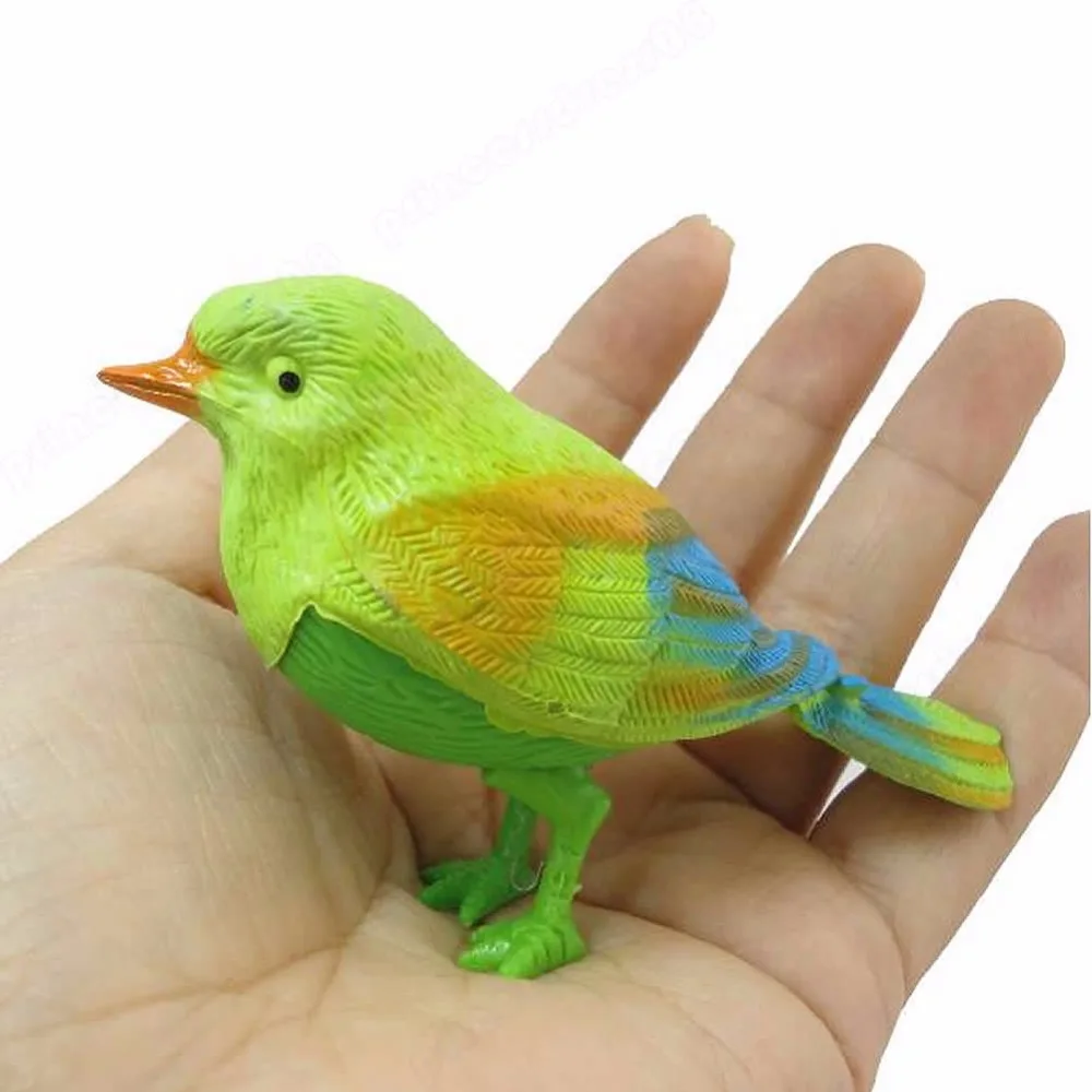 

2pcs/lot New Funny Sound Voice Control Activate Toy Gift Chirping Singing Bird