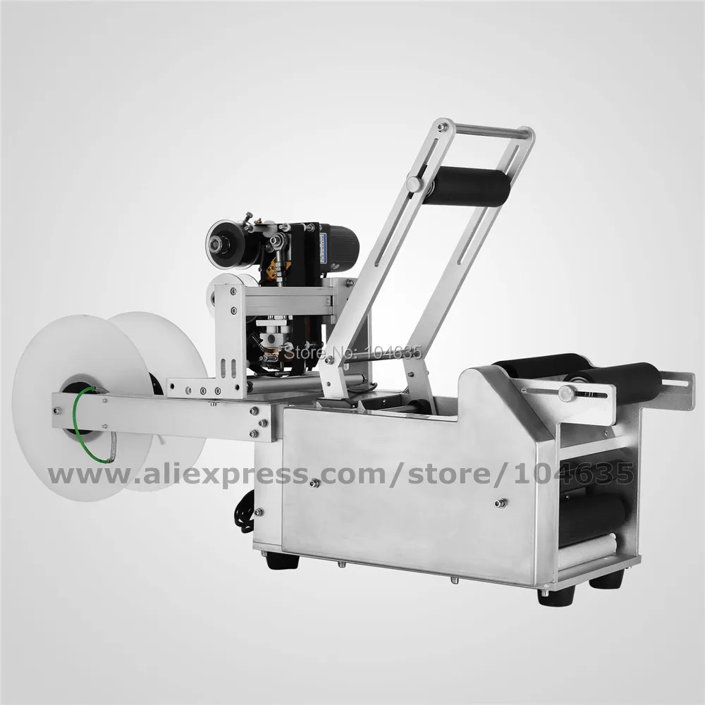 LT-50D Semi automatic Labeling Machine,drugs bottle,medicine bottle labeling machine with date printer,printing labeling machine