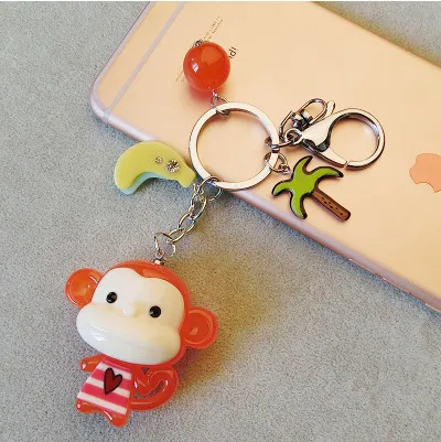 bag brand with monkey keychain