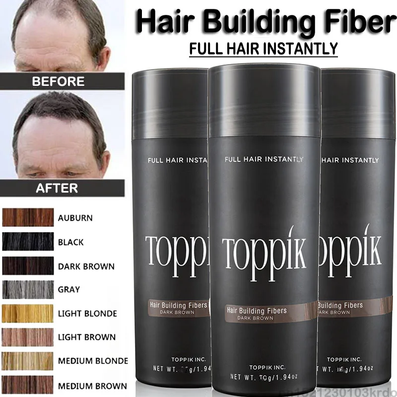 27.5g Toppik Hair Building Fiber Spray Hair Thinning Loss Concealer