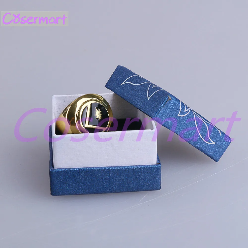 Cos American TV series Legion Accessories Cosplay Ring Mental Gold Rings Wearable Halloween Party (2)