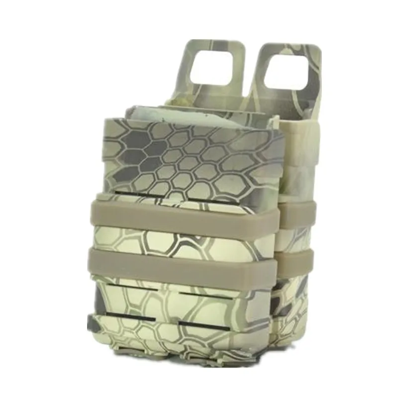 Tactical magazine pouch Water Transfer FAST Magazine Holster Set FOR 5.56 A TACS CP ACU WOODLAND7 (1)