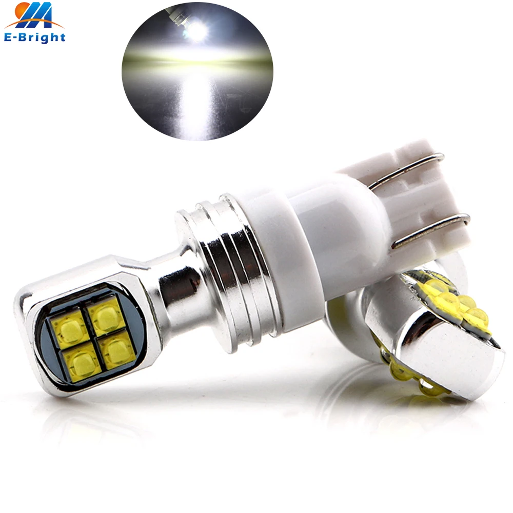 YM E-Bright 10 шт. T10 2525 8 SMD СВЕТОДИОДНЫЙ W5W 168 194 DC 9V~ 30V неполярный автомобильный габаритный фонарь лампа для чтения