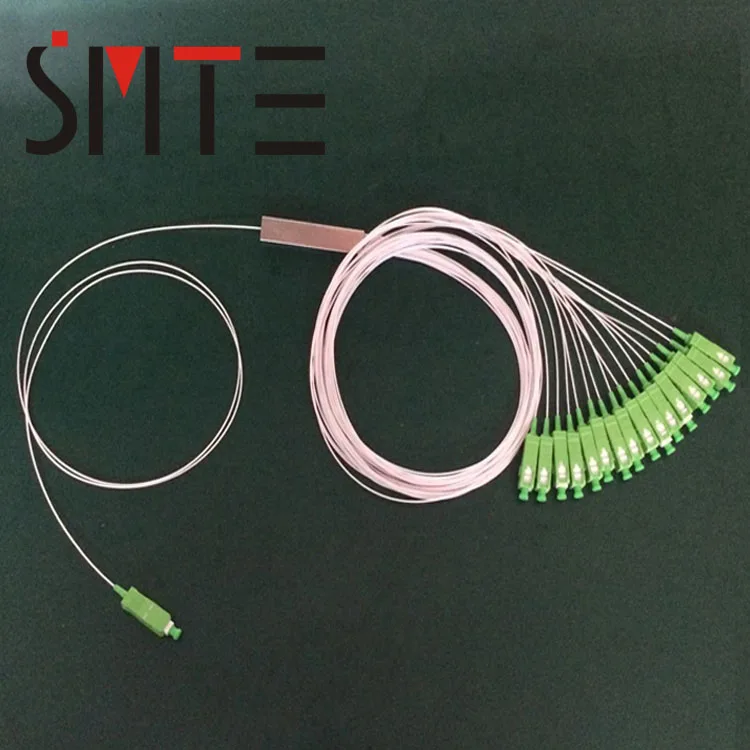 10 шт./лот мини сплиттер 1x16 SM SC APC PLC волоконно оптический pigtail от 1 до 16 1310 нм 1550 м 9 мм