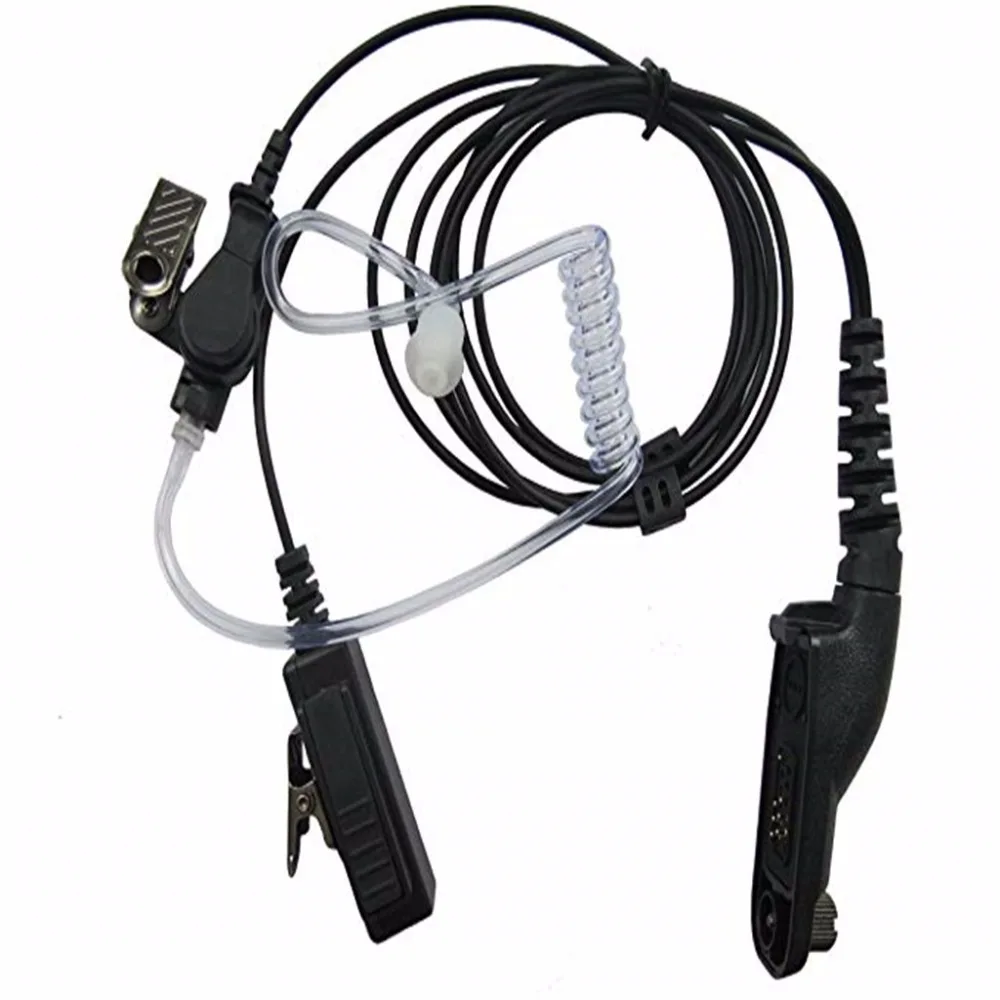 Police Air трубчатый микрофон PTT гарнитура для Motorola двухсторонняя рация DP4400 DP4401 DP4600