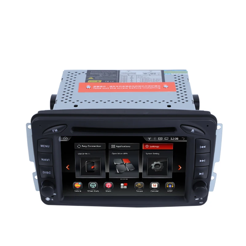 Discount Android 9.0 Two Din Octa Core Car DVD Player Stereo System For Mercedes Benz W209 W203 W463 Viano W639 Vito  WIFI Radio GPS Blu 3