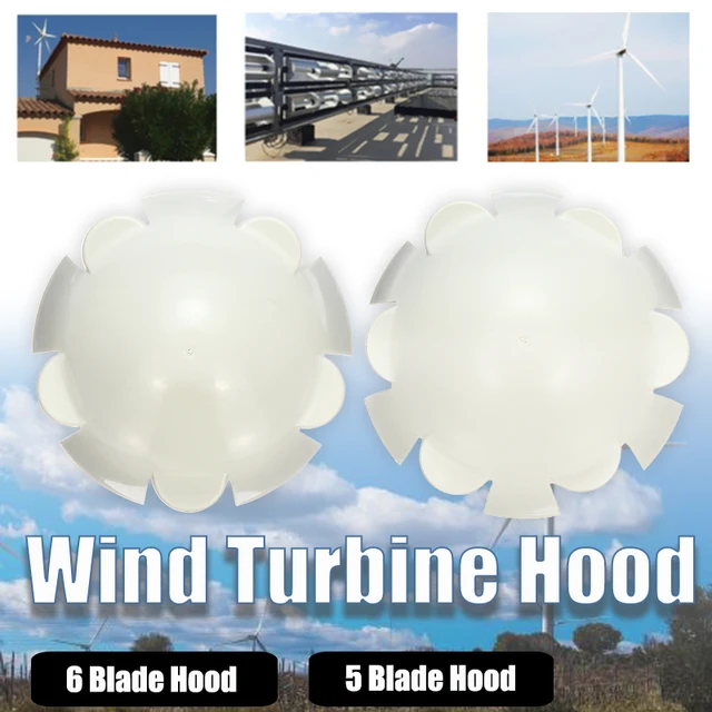 5/6 Blades S/M Type Wind Turbines Hood Cover For Horizontal Wind
