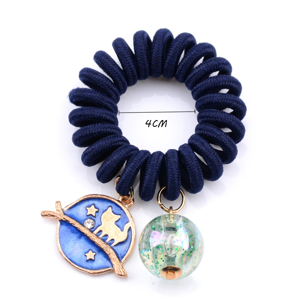 جديد بلون سلك الهاتف خط مرونة شريط مطاطي القط ستار مرونة الشعر Hairbands حبل للنساء Scrunchy رباطات اللثة جديد بلون سلك الهاتف خط مرونة شريط مطاطي القط ستار مرونة الشعر Hairbands حبل للنساء Scrunchy رباطات اللثة