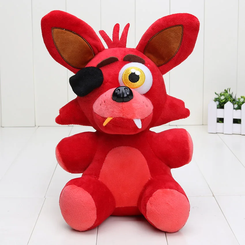 25 см FNAF плюшевая игрушка Five Nights at Freddy's Night Foxy Mangle Green Phantom Фокси плюшевая кукла Vedio игра персонаж игрушки - Цвет: Foxy