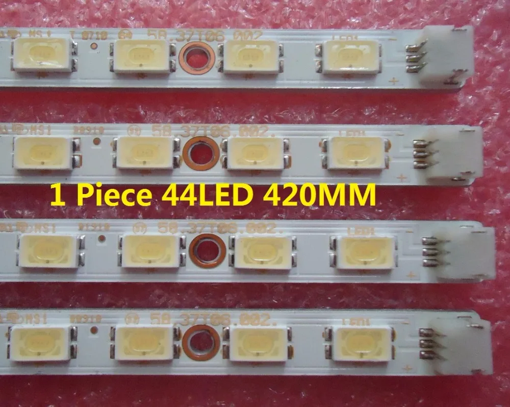 

LED37760X L37E5200BE LED strip 73.37T06.007-1-CS1 58.37T06.002 for screen T370HW04V.8 1 Piece 44LED 420MM