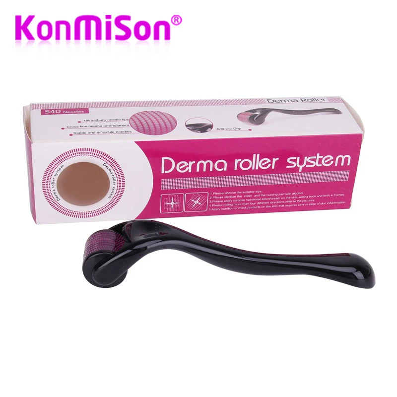 

DRS 540 Micro Needles Derma Roller Titanium Mezoroller Microneedle DR Pen Machine Skin Care Treatment Microdermabrasion Rollor
