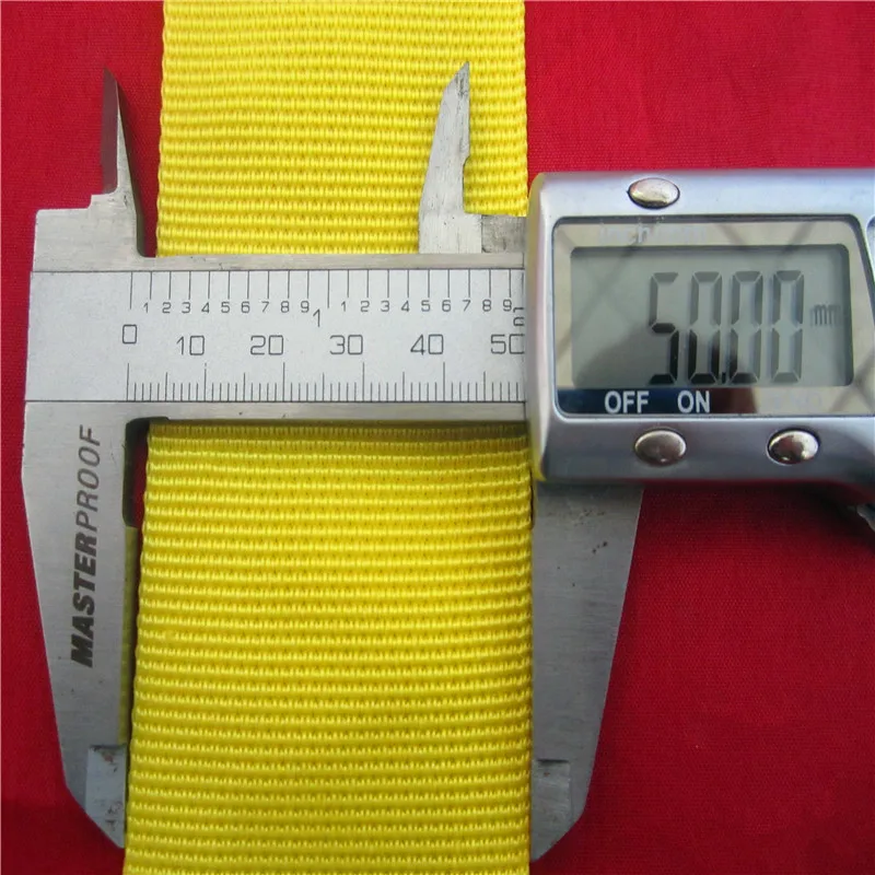 

1PCS YT694 Wide 50 mm Length 1 meter Multicolor Polypropylene Fiber Ribbon Bundle Ribbon Backpack Belt Nylon Tape