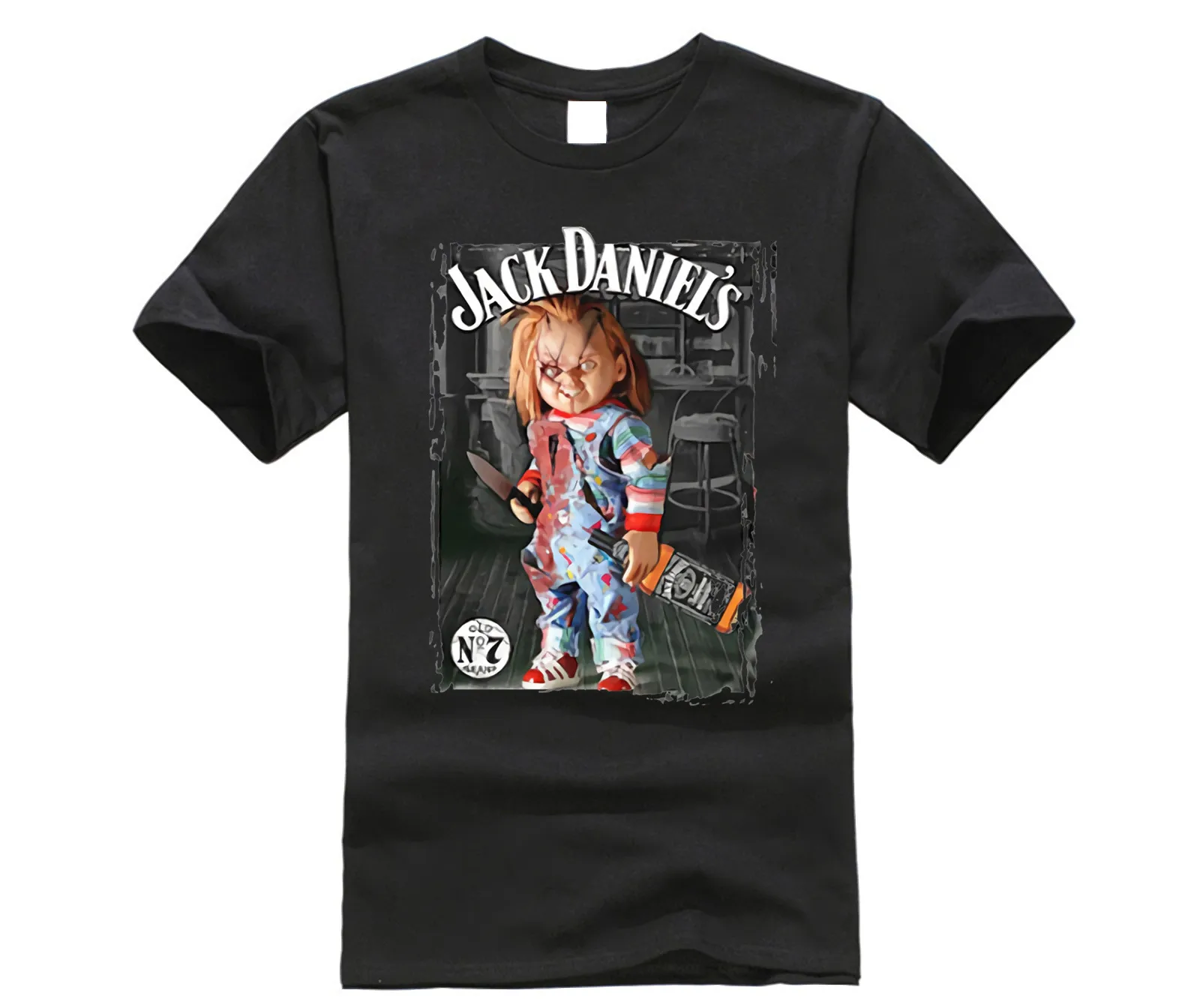 Camiseta футболка Mu эко Diabolico Чаки террор Regalo идеально S M L XL XXL
