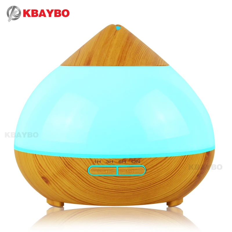 

ejoai 300ml Air Humidifier Essential Oil Diffuser Aroma Lamp Aromatherapy Electric Aroma Humidifiers Mist Maker for Home-Wood