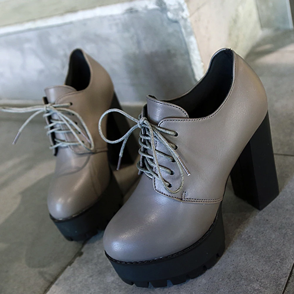 DoraTasia/Лидер продаж; новые модные женские туфли-лодочки на шнуровке; женские туфли на очень высоком каблуке и платформе; Демисезонные женские туфли-лодочки