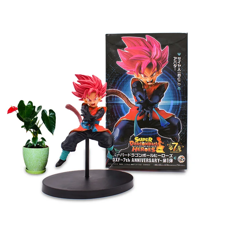 2 pcs/lot Anime Dragon Ball Super Heroes Son Goku Gohan PVC Action Figure Doll Collectible Model Toy Christmas Gift For Children