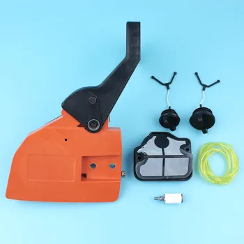 

Chain Brake Handle Side Clutch Cover For HUSQVARNA 136 137 141 142 Chainsaw w/ Fuel Oil Cap Air Filter Fuel Hose Line