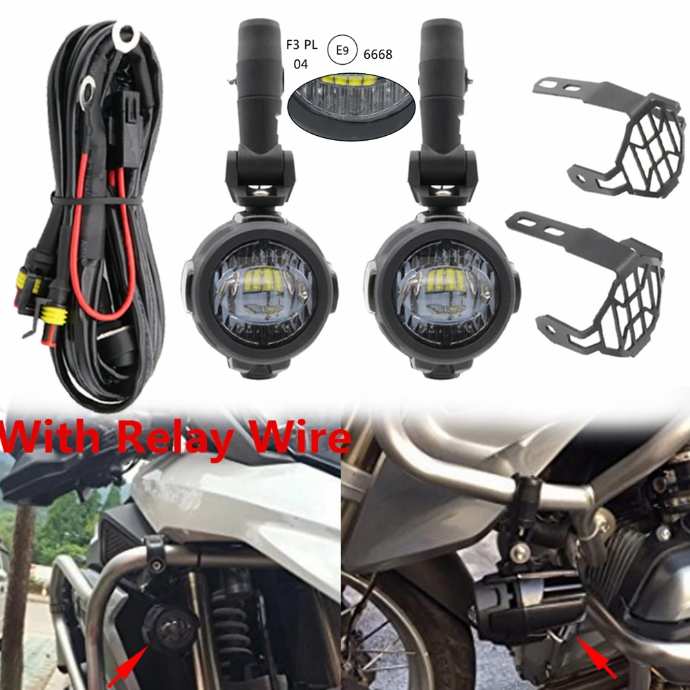 Передсветильник фара для Мотоцикла BMW R1200GS/ADV/F800GS 40 Вт 1 комплект|set bmw|set ledset 4 |