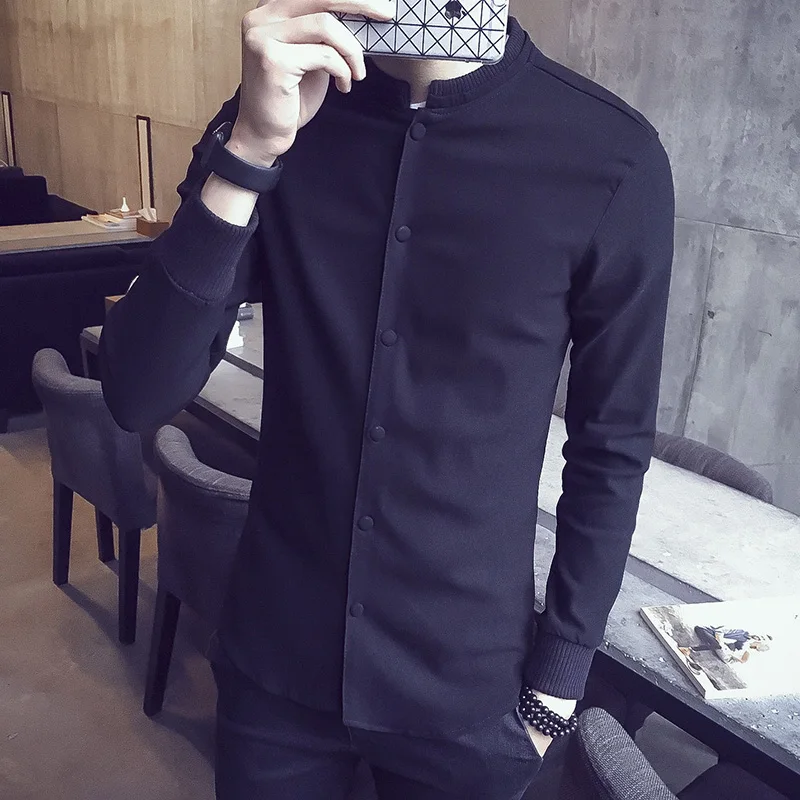 Günstig Herbst neue jacke der männer stehen kragen Koreanische version der selbst anbau trend casual gut aussehend dünne baseball uniform jacke