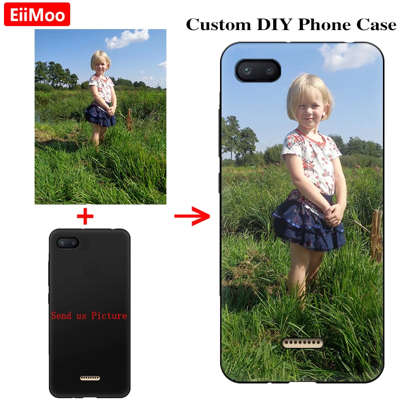 Чехол для телефона EiiMoo Xiaomi Redmi 6A 4A 7A 4X 5 Plus S2 Y2 K20 9T Pro сделай сам фото Xiomi Note 6