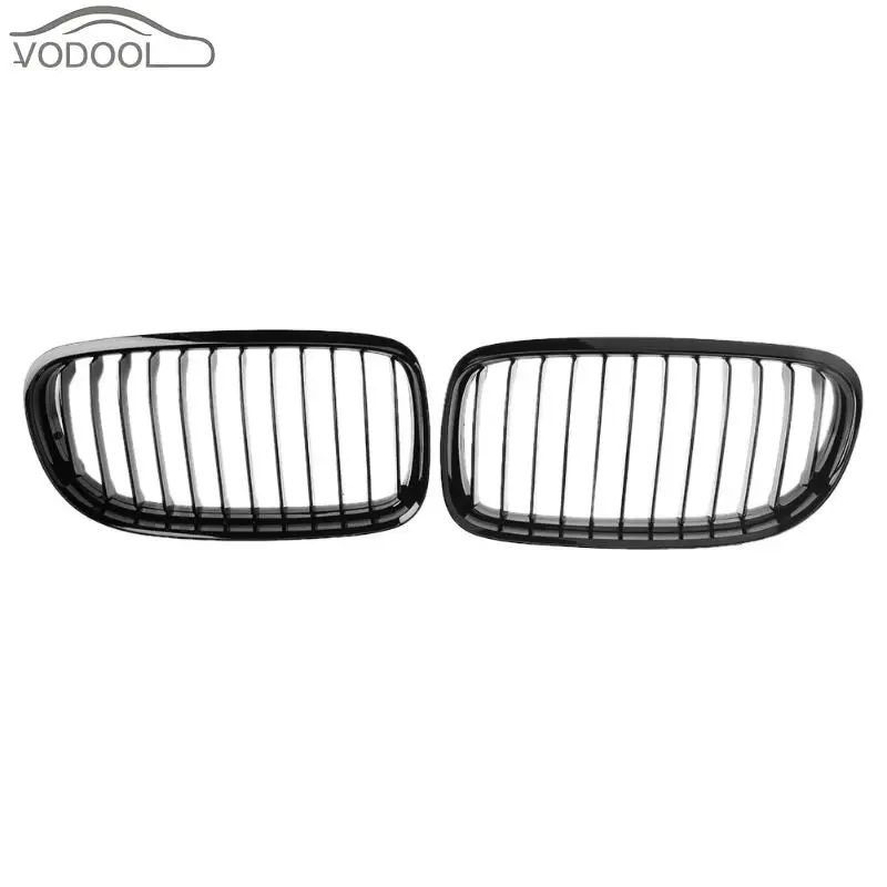

VODOOL 1 Pair Gloss Black Car Racing Grills Automobile Front Bumper Kidney Grilles for BMW E90 E91 2008-2011 Auto Accessories