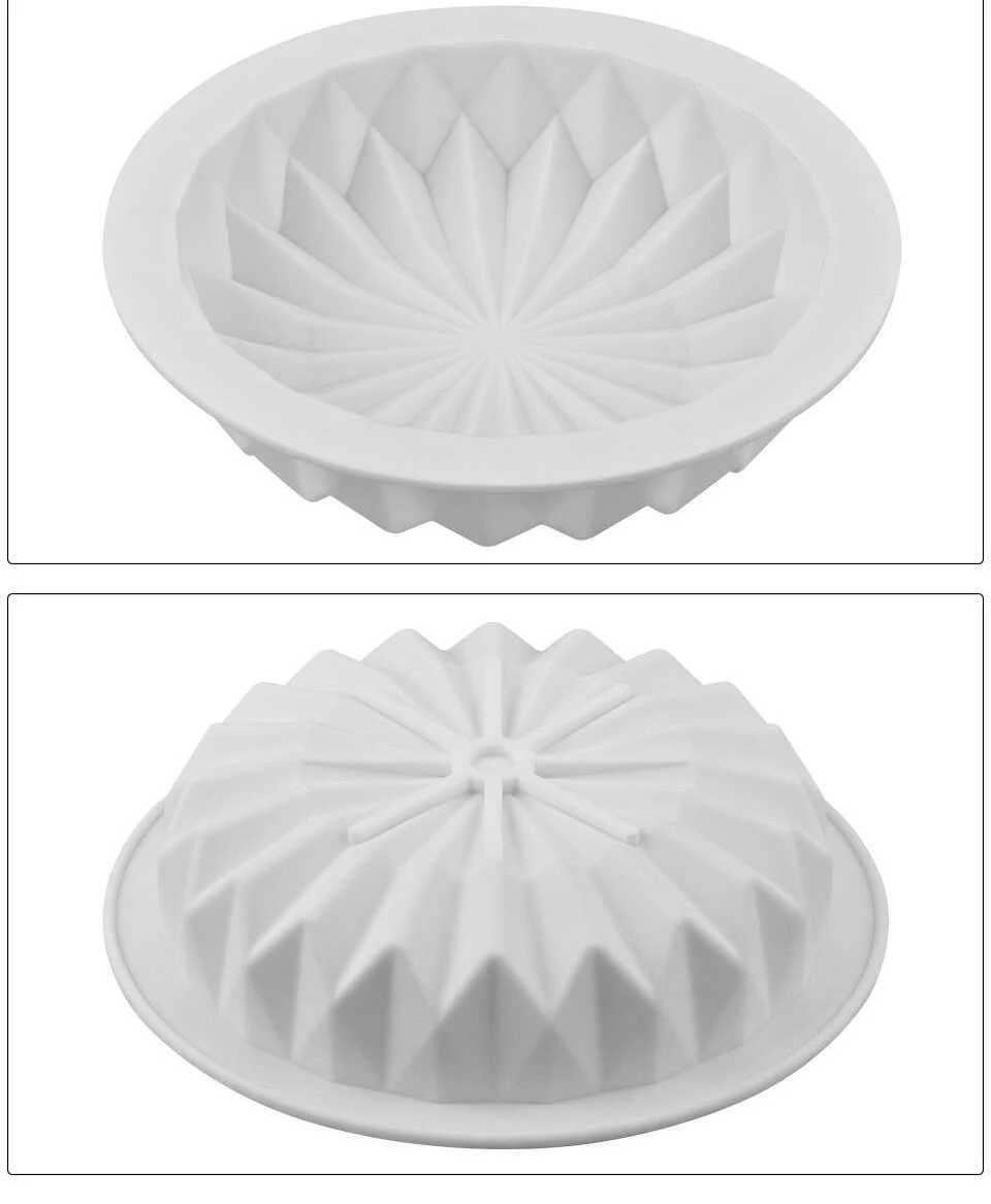 Мусс, силиконовая форма для торта, 3D сковорода, круглая форма для торта оригами, инструменты для украшения, мусс для приготовления десерта, сковорода, Аксессуары для выпечки