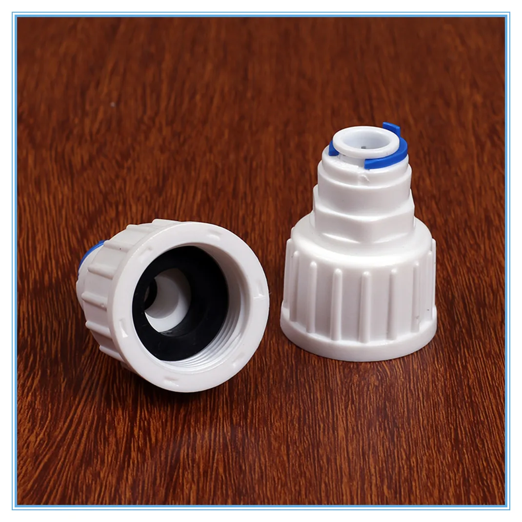 

5PCS 3/4"Female Thread-3/8"OD Tube PE Pipe Fitting Hose Straight Quick Connector Aquarium RO Water Filter Reverse Osmosis System