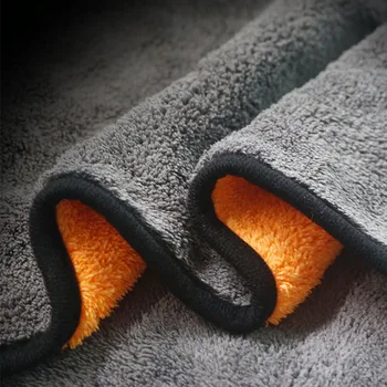 

1pc Accessory Care Supplies No pilling 38*40CM Car wash towel Cloth Cleaning Rag Double Side New
