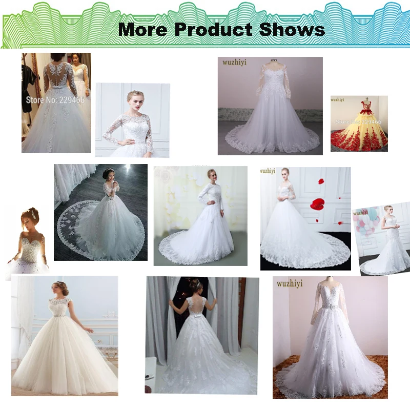 Wuzhiyi novo vestido de casamento a linha