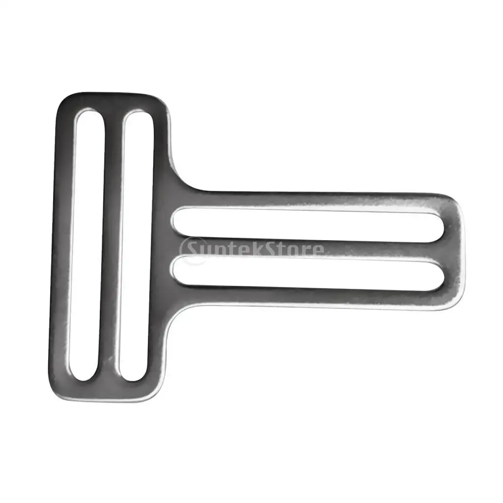 Heavy Duty 316 Stainless Steel Scuba Diving Weight Belt Keeper Retainer Stopper Slider Fits 5cm / 2' Webbing Strap