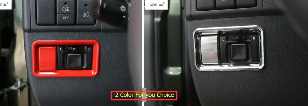 Lapetus аксессуары для Suzuki Jimny 2012 2017 зеркало заднего вида кнопка регулировки литья