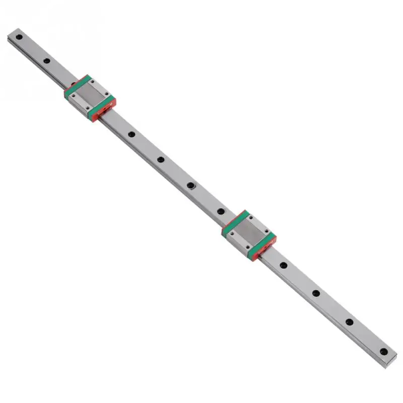 1Set Miniature Linear Sliding Guide Rails High Accuracy 500mm Length
