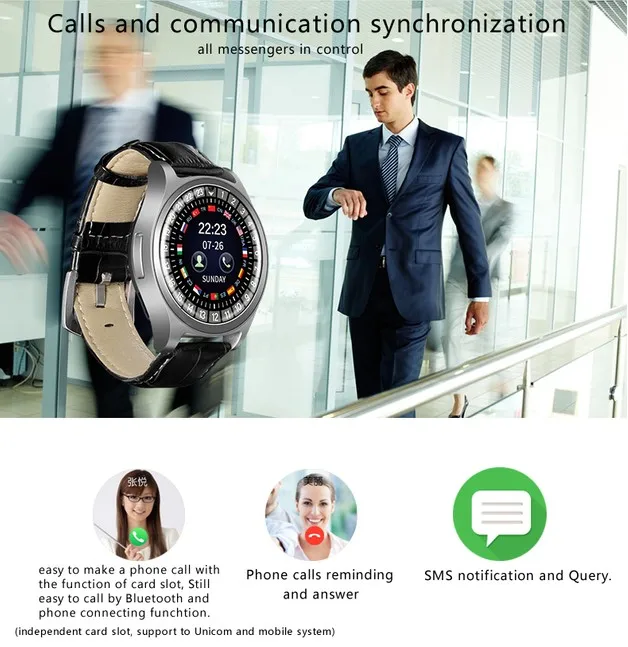 Smart Watch Bluetooth Sports Watch Independent Card Classic Dial Synchronous Call Information Remote Photo