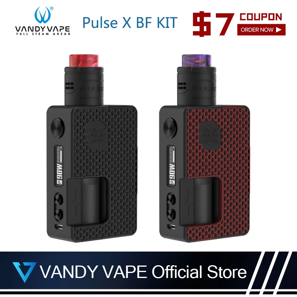 90 Вт оригинальный Vandyvape PULSE X BF электронная сигарета комплект 8 мл бутылки