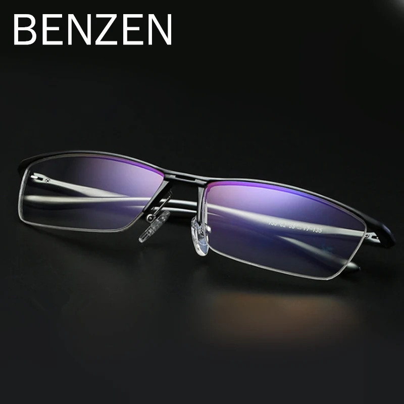 

BENZEN Computer Glasses Anti Blue Rays Readers Reading Glasses Half Frame Glasses For Computer TV Gaming Goggles With Case 5118
