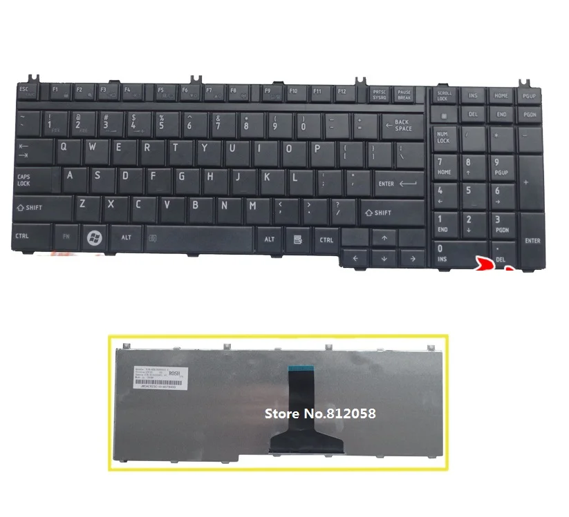Клавиатура для ноутбука TOSHIBA Satellite P305 P305D L350D P505D L505 L505D L550 L550D L355 L355D P500 L555 |