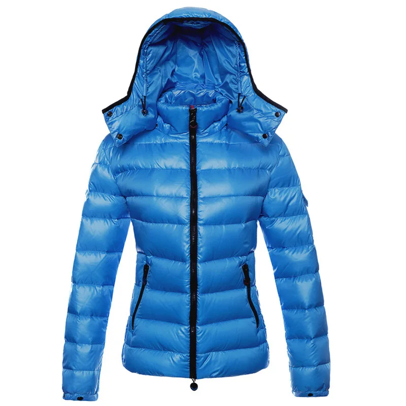 

women down jacket winter women short slim down coat girl winter jacket hooded warm snow wear BLACK RED BLUE YELLOW PINK